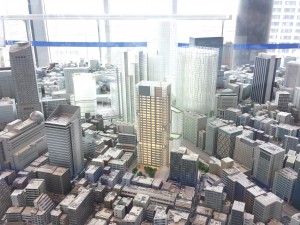 渋谷駅周辺開発完成予想模型