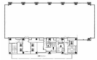 「IT TOWER TOKYO」基準階平面図