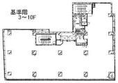 虎ノ門1丁目MGビル B1F 3.15坪（10.41m<sup>2</sup>）：基準階図面