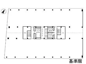 平河町第一生命ビルの基準階図面