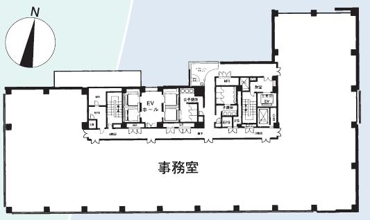 G-7ビルの基準階図面