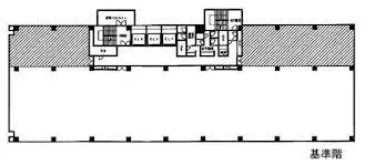 芝256スクエアビル 4F 129.75坪（428.92m<sup>2</sup>） 図面