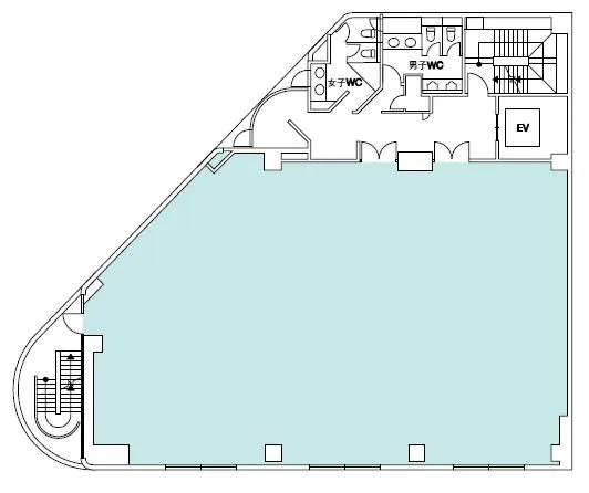 芝ケンブリッジビル 1F～6F 448.88坪（1483.89m<sup>2</sup>） 図面