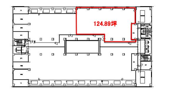 JMFビル東陽町02(旧イーストスクエア東京) 2F 115.6坪（382.14m<sup>2</sup>） 図面