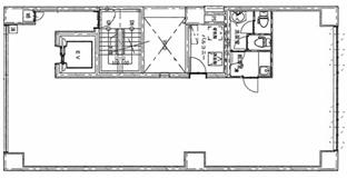 ホワイト赤坂ビル 3F 30.62坪（101.22m<sup>2</sup>）：基準階図面