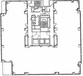 成増トーセイ(旧トーセイ大樹生命)ビルの基準階図面