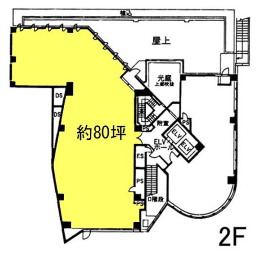 南麻布T&Fビル 3F 64.54坪（213.35m<sup>2</sup>）のエントランス