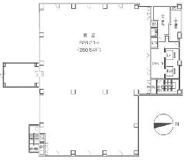 JEI浜松町ビルの基準階図面