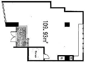 サンクタス市ヶ谷富久町 ウエストテラスビルの基準階図面