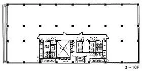 東陽MKビルの基準階図面