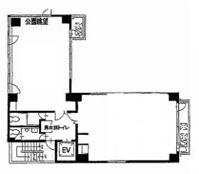 ビルックス茅場町ビルの基準階図面