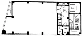 桔梗竹ビルの基準階図面