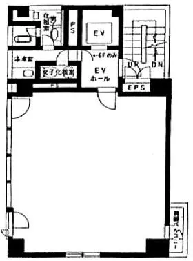 アド京橋ビルの基準階図面