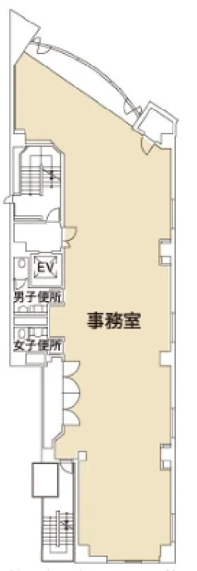 新宿311ビルの基準階図面