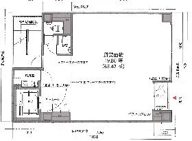 カクトビル宝町(TODA BUILDING宝町)ビルの基準階図面
