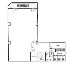 コルマ京橋ビルの基準階図面