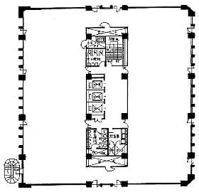 三栄ビルの基準階図面