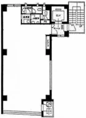 バンセイ室町ビルの基準階図面
