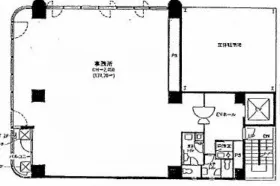 ヨシクニ駒形ビルの基準階図面