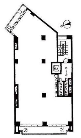ウィン神田高橋ビルの基準階図面