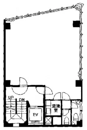 ガーデンスクエア銀座(旧オーキッド銀座ビルの基準階図面