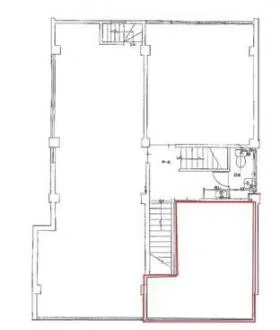 松岡八重洲ビルの基準階図面