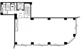 第1幸田ビルの基準階図面