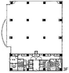 ケイヒン東大井ビルの基準階図面