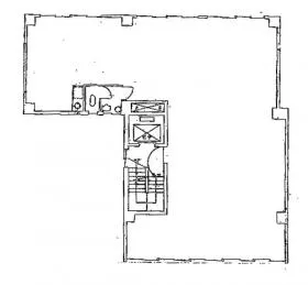 不二ビル別館の基準階図面
