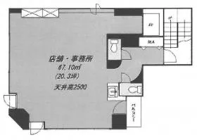 日本橋TSビルの基準階図面
