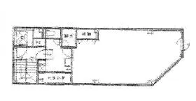 久保ビルの基準階図面