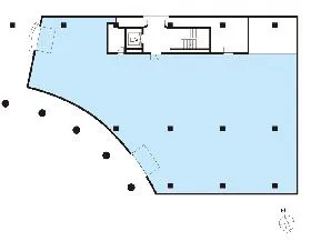 テクノポートカマタセンタービル別館の基準階図面