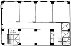 ニューギンザビル8号館の基準階図面