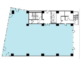Daiwa中野坂上 旧)YUWA ビルの基準階図面