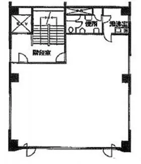 東都銀座ビルの基準階図面