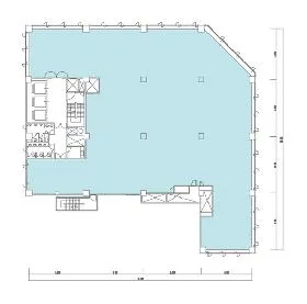 八重洲宝町ビルの基準階図面