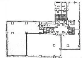 教文館ビルの基準階図面