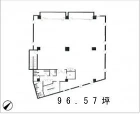 神宮前グリーンビルの基準階図面