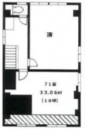 中銀新橋ビルの基準階図面