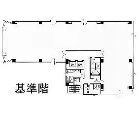 HF九段南ビルディング(旧:九段南C&M)の基準階図面