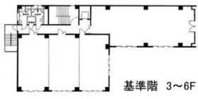 第4文成ビルの基準階図面