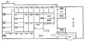 赤坂オフィスハイツの基準階図面