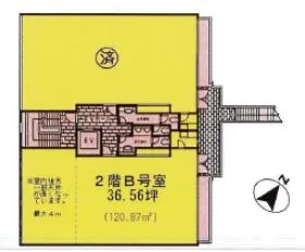 アニス南青山ビルの基準階図面