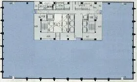 西新橋スクエアビルの基準階図面