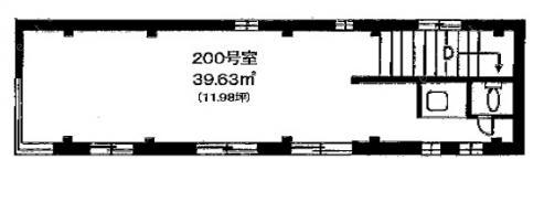 中銀第2新橋マンシオンビルの基準階図面