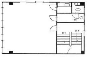 安形ビルの基準階図面