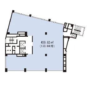 FHONTIS(フォンティス)ビルの基準階図面