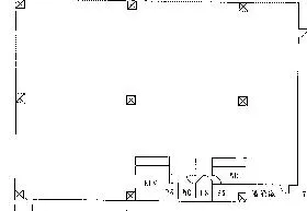 第2カワイビルの基準階図面