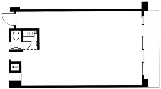 和光ビルの基準階図面