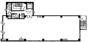 井門九段北ビルの基準階図面